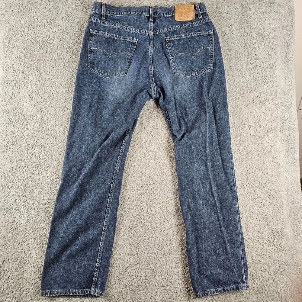 Vintage Levis 505 Jeans Mens 38x31* Regular Straight Distressed Grunge Skater